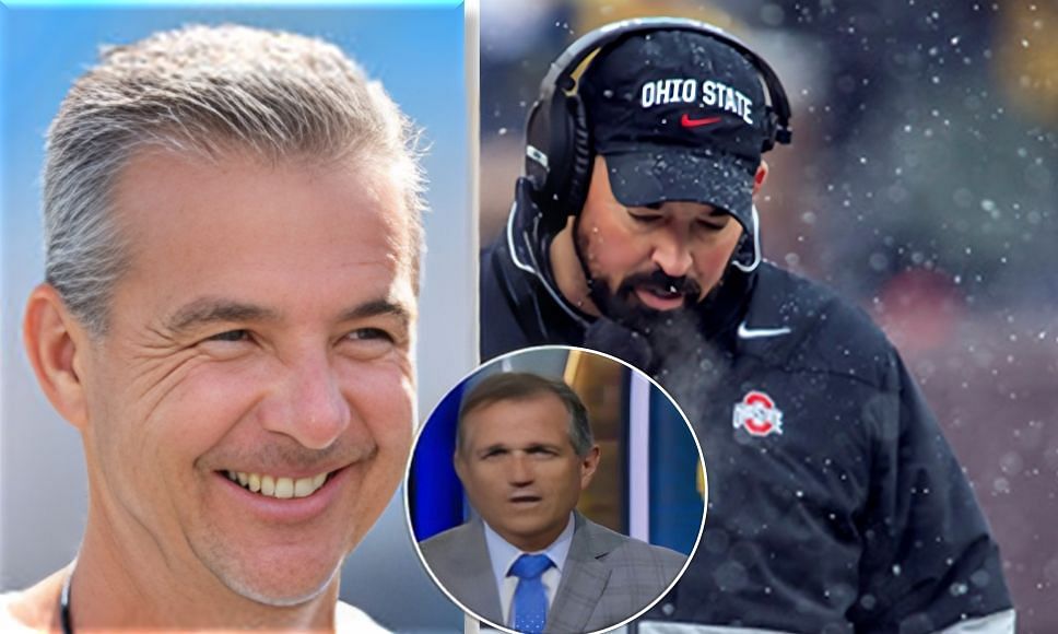 Urban Meyer, Ryan Day, and Bruce Feldman