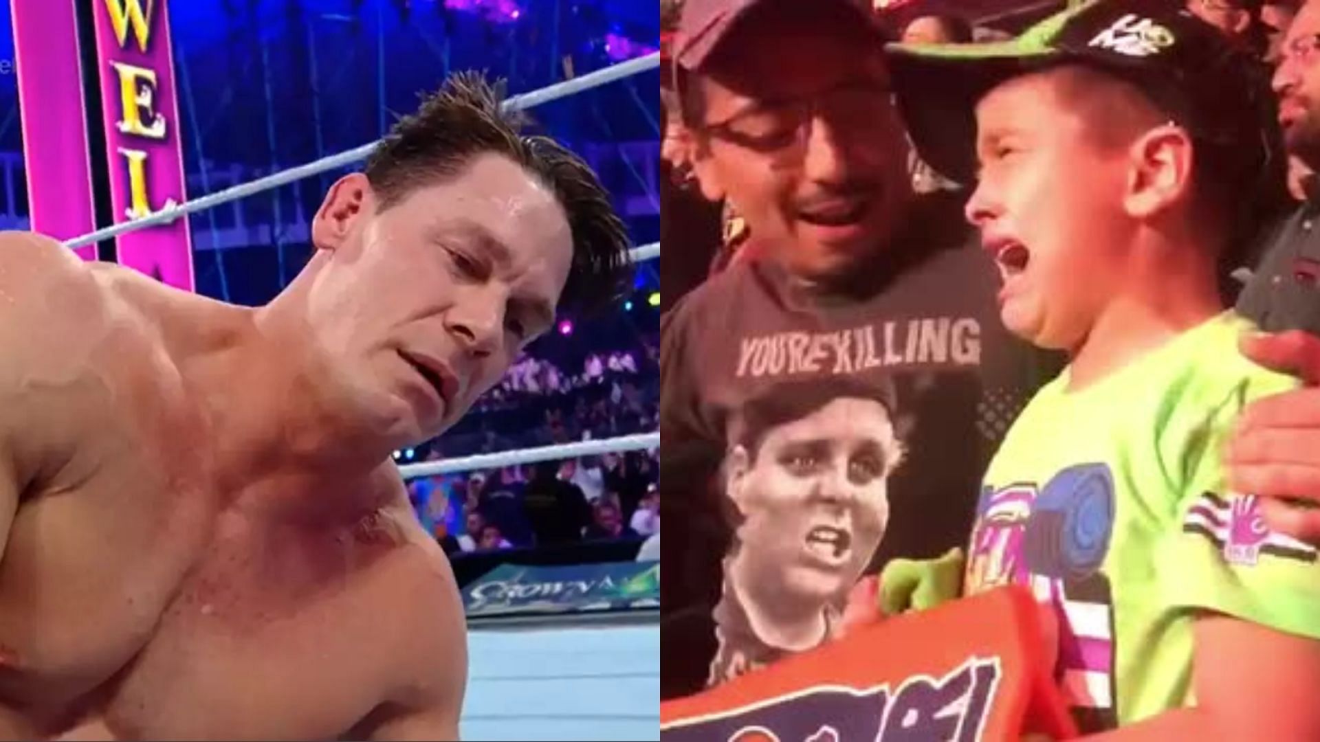 John Cena lost his match at WWE Crown Jewel 2023.