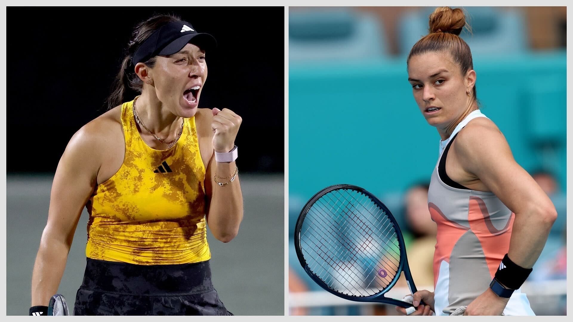 Jessica Pegula vs Maria Sakkari is one of the round-robin matches at the 2023 WTA Finals.