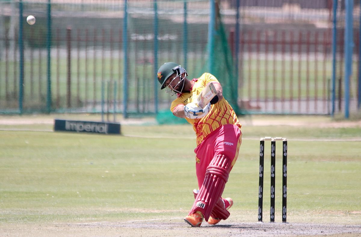 Sikandar Raza in action. (Photo Credits: Zimbabwe Cricket)