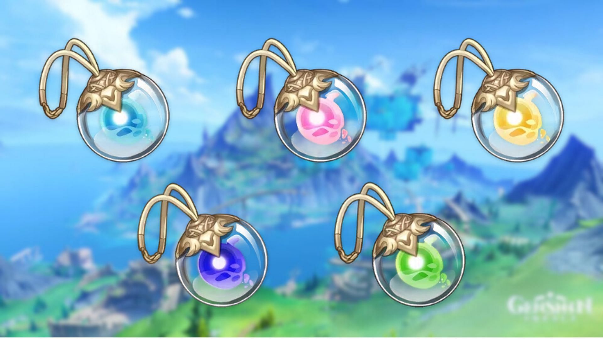 Mini-Seelies from previous Lost Riches event. (Image via HoYoverse)