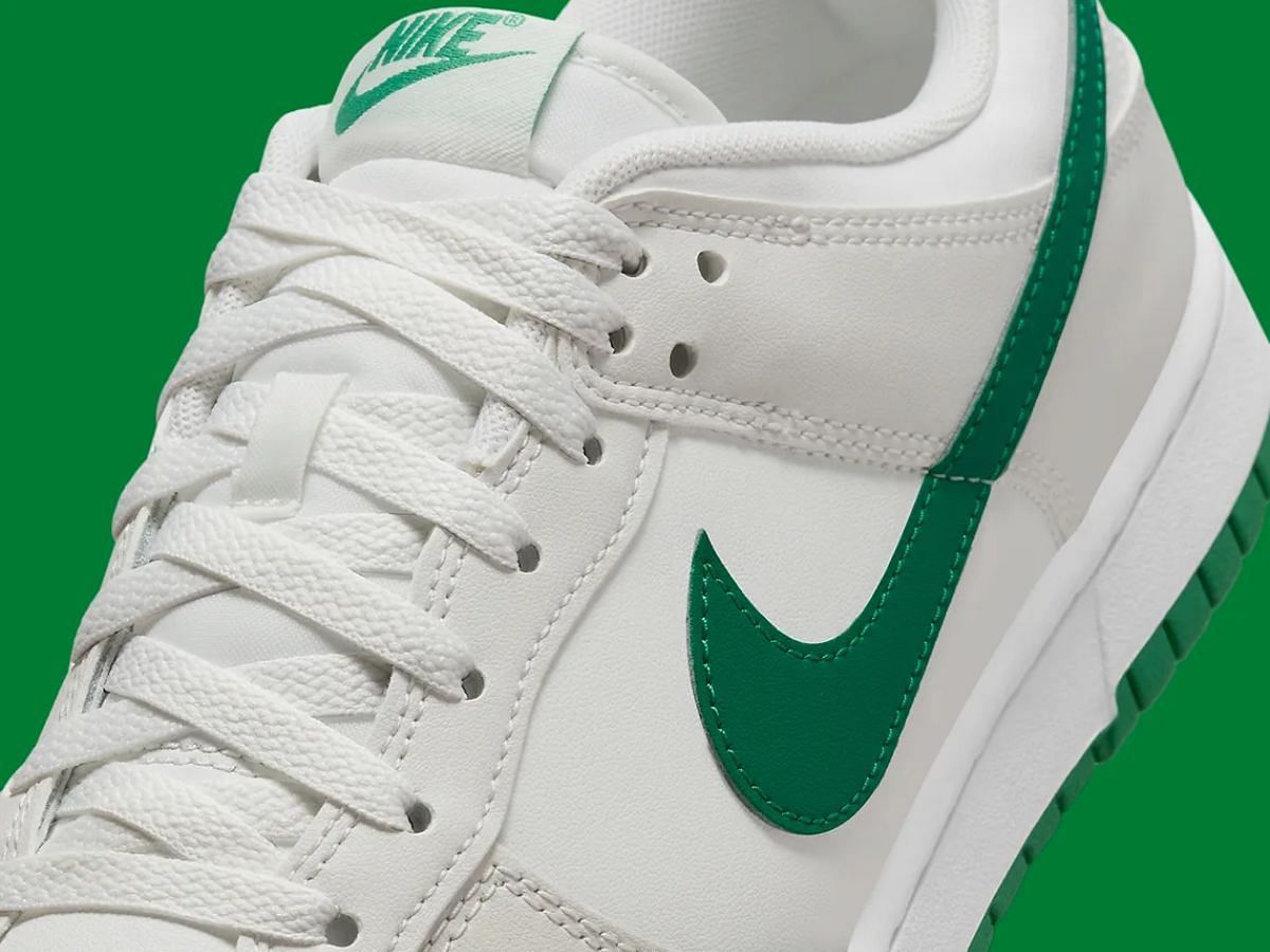 Nike Dunk Low &ldquo;Summit White/Malachite&rdquo; (Image via Sneaker News)