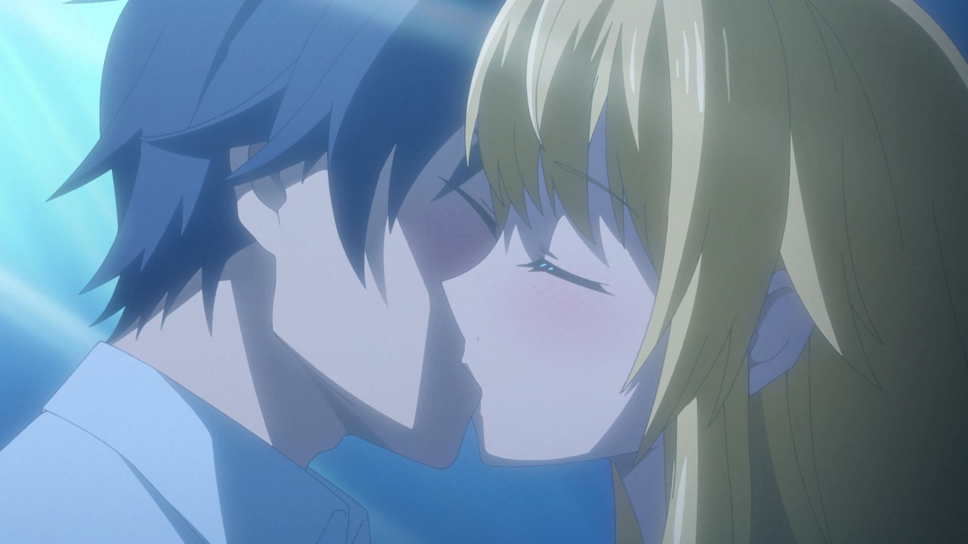 Protagonists Red and Rit make their love official at the end of season 1. (Image via Studio Flad, Wolfsbane)