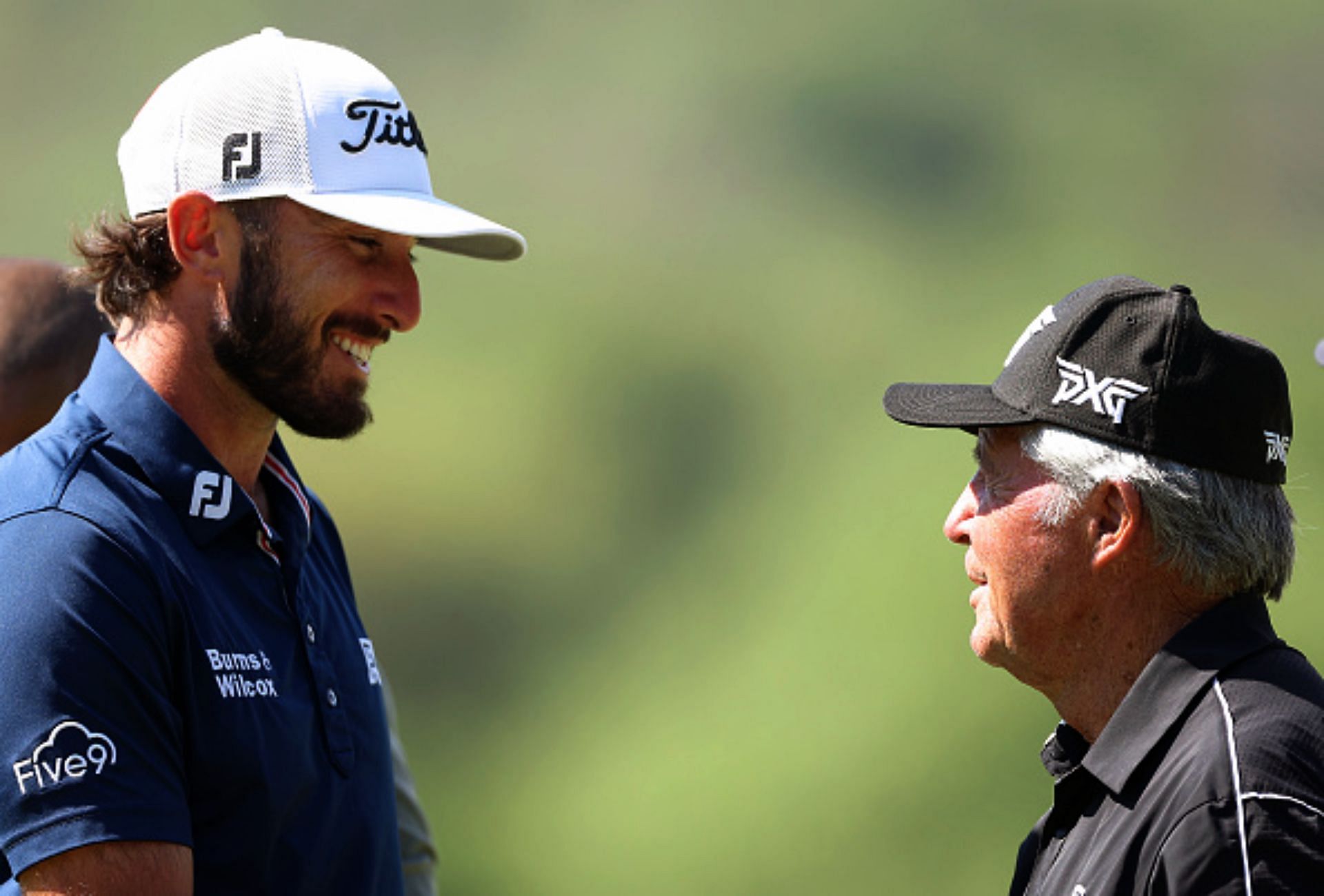 Gary Player congratulates Max Homa (left) for his victory at the 2023 Nedbank Golf Challenge (Image via Getty).
