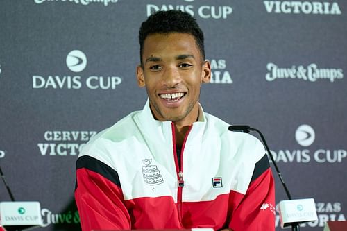 Felix Auger-Aliassime speaking ahead of Canada's clash against Finland