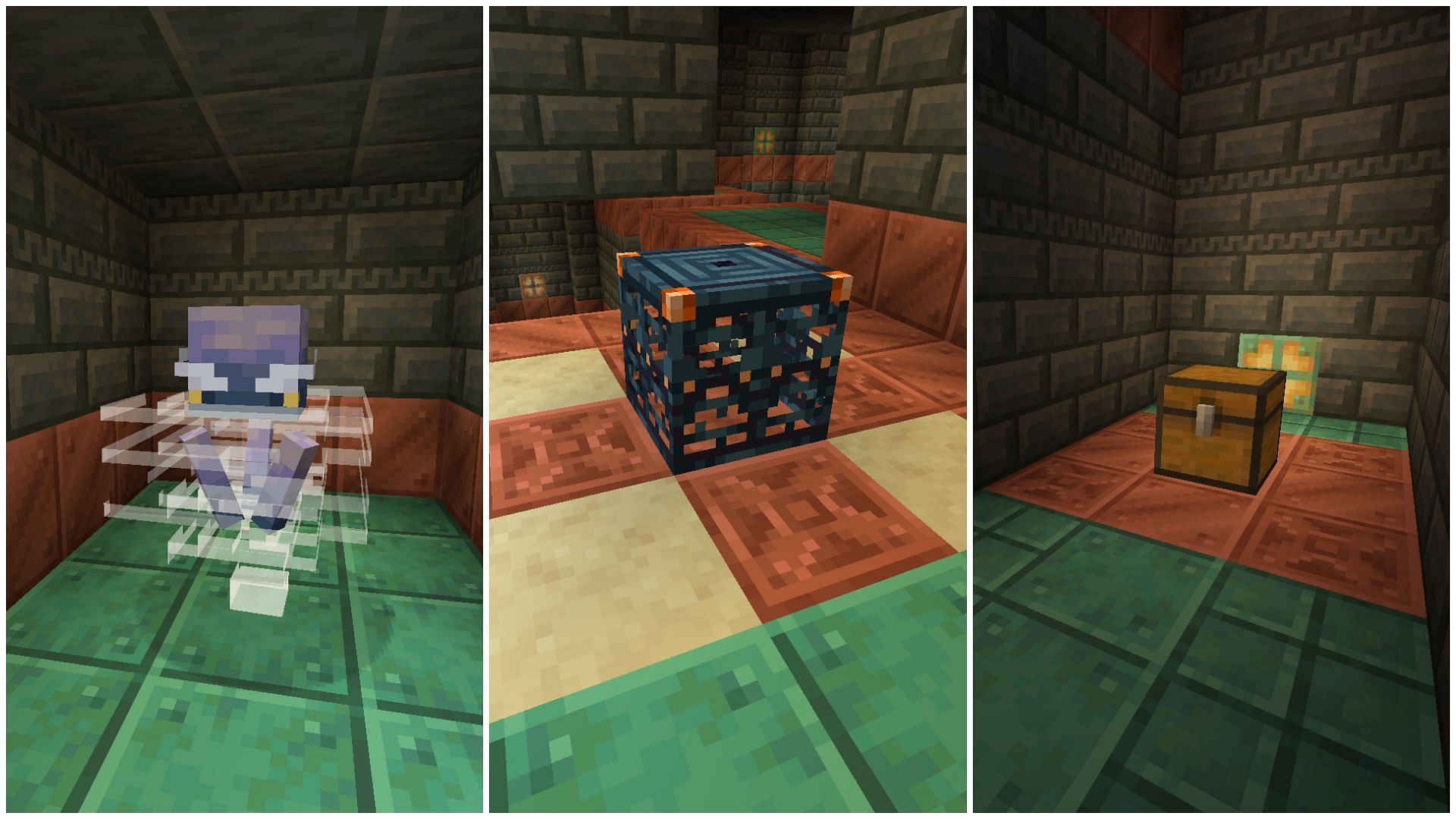 There is a lot to unpack in the new trial chambers in Minecraft (Image via Mojang)