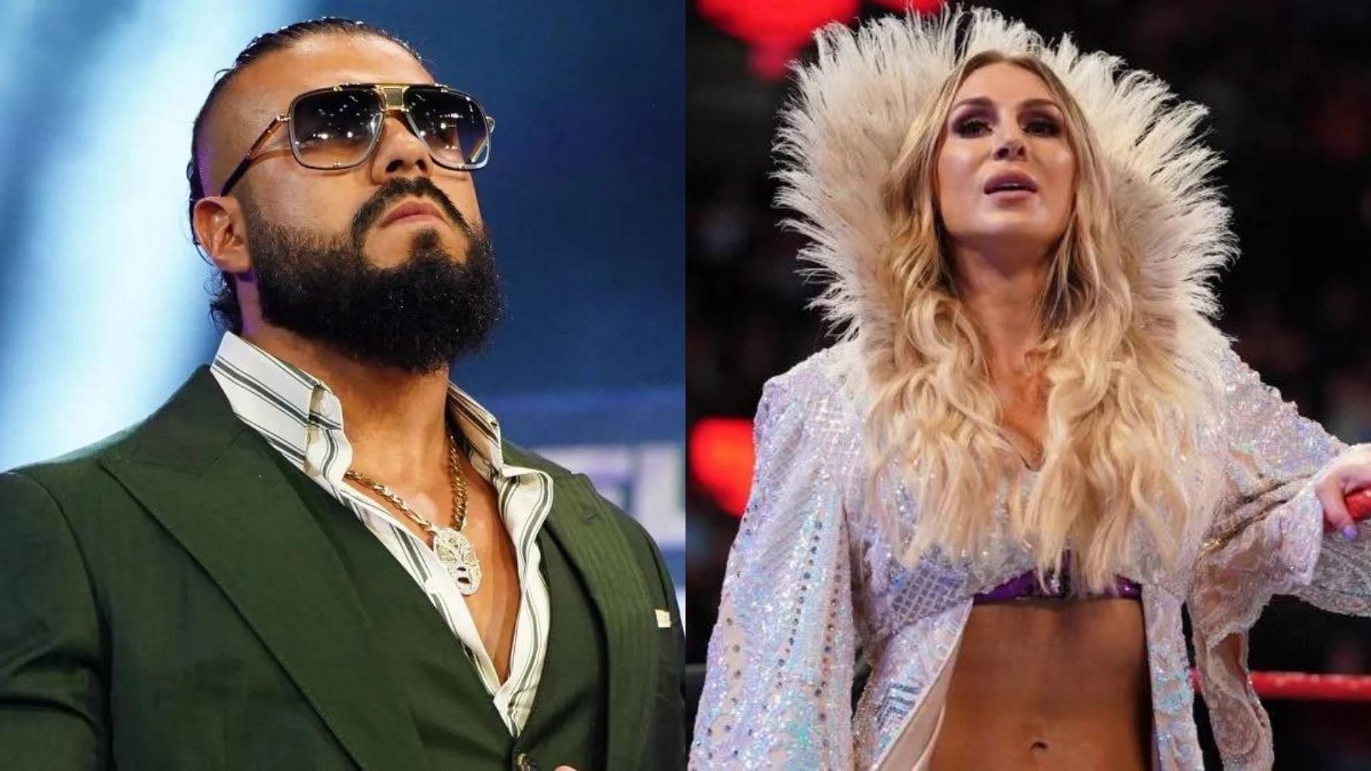 Andrade and Charlotte Flair previously tied the knot