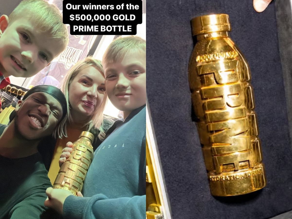 London boy wins $500K Gold Prime bottle (Image via Sportskeeda)