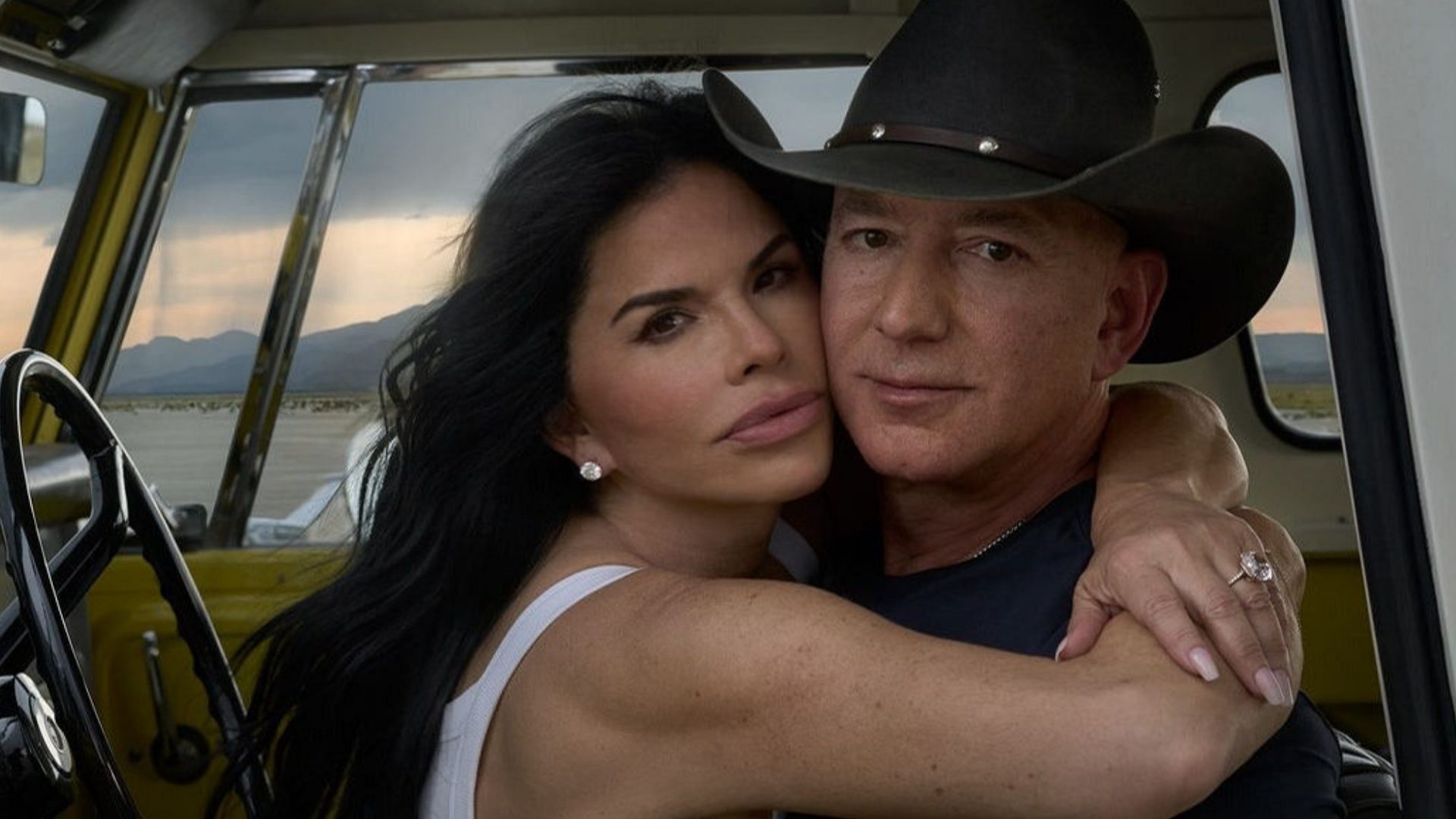 Netizens ridicule Vogue photoshoot featuring Jeff Bezos and Lauren Sanchez (Image via Instagram/@voguemagazine)