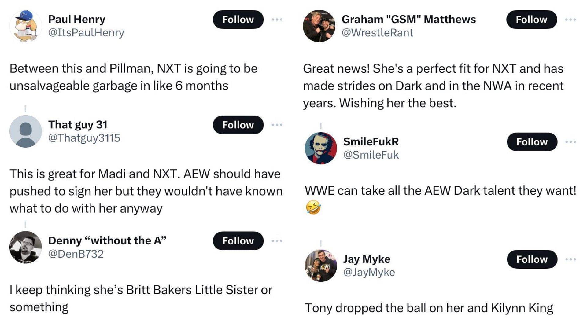 Fans shared varied reactions to the rumored signing