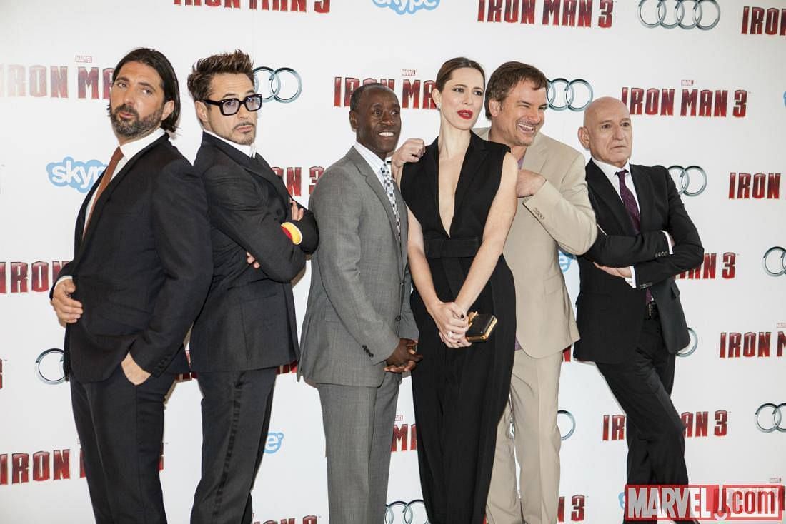 Who is in the cast of Iron Man 3?