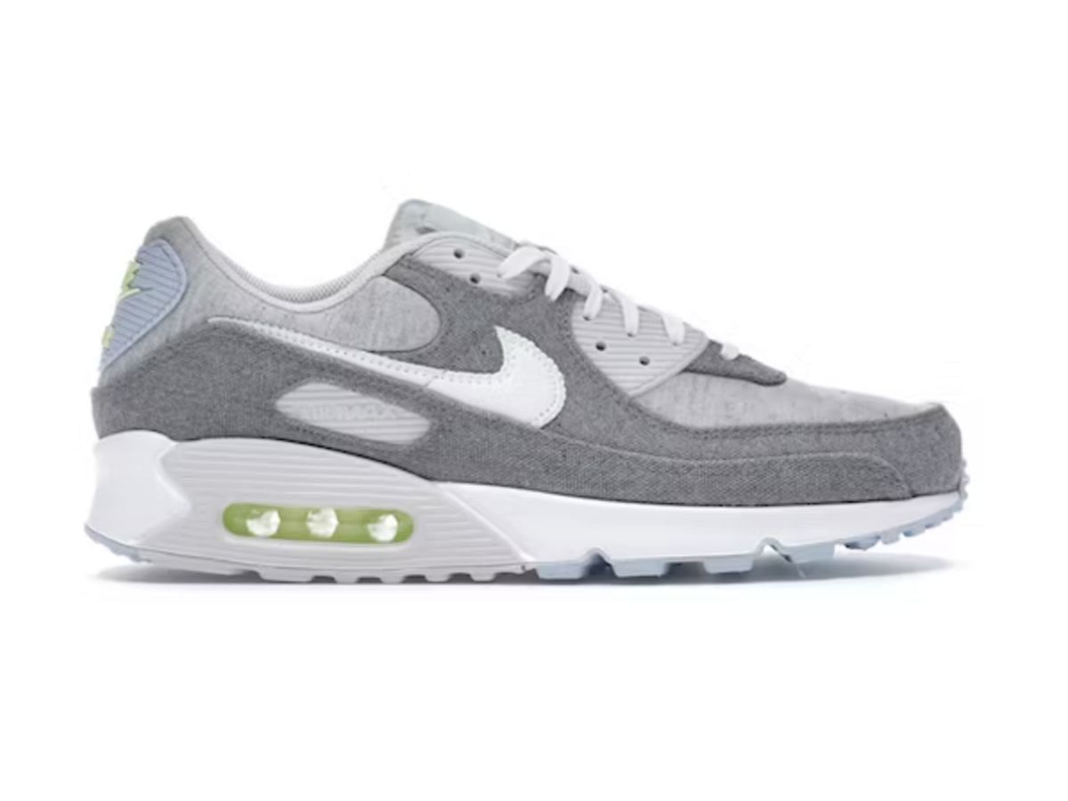 The Air Max 90 Recycled Canvas sneakers (Image via Nike)
