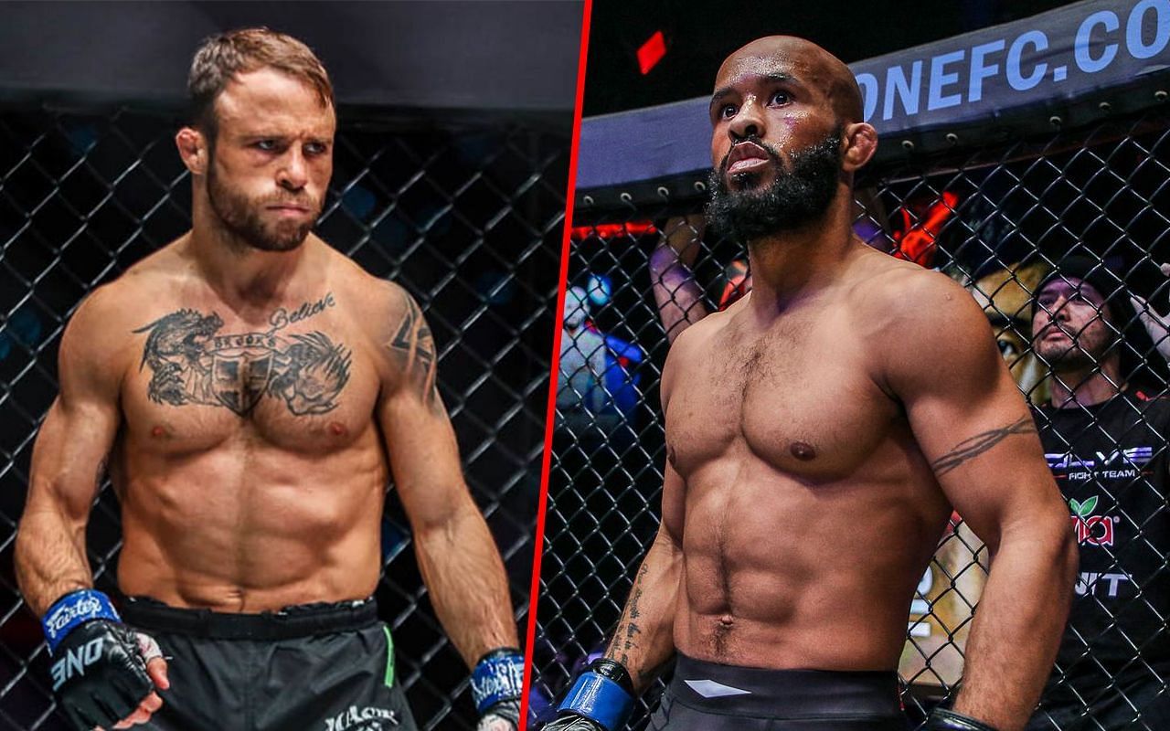 Jarred Brooks and Demetrious Johnson. [Image: ONE Championship]