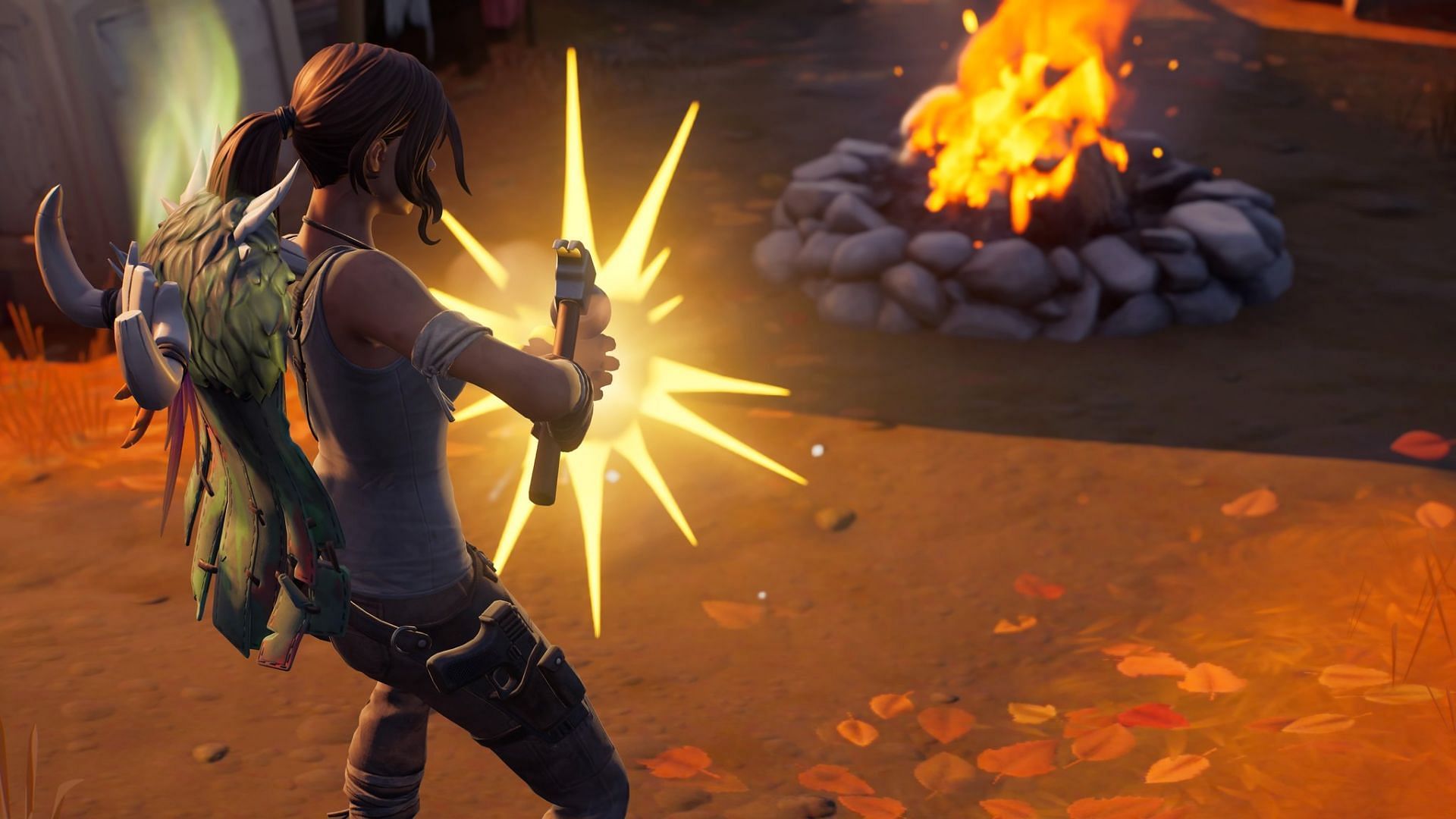 Crafting could return via the LEGO mode in Fortnite Chapter 5 (Image via Twitter/TheFortographer)