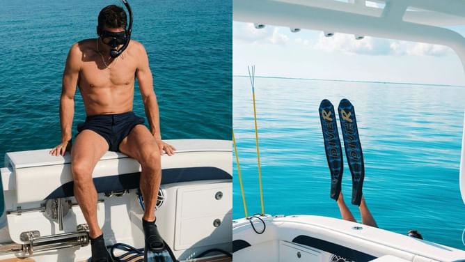 IN PHOTOS: Tom Brady enjoys sunshine-filled diving adventure after years of 'Massachusetts winters'