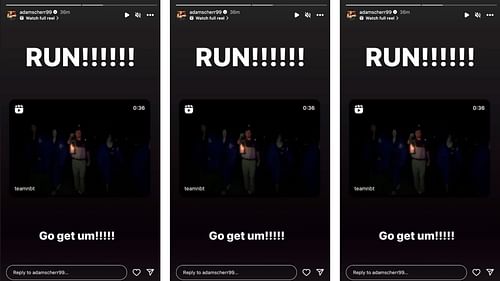 Strowman reacts to tribute on Instagram.