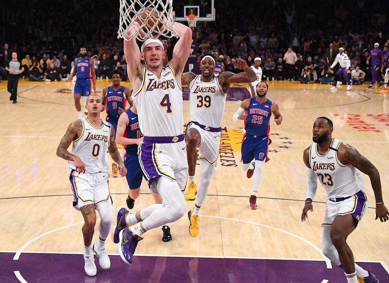 Alex Caruso&#039;s stint with the LA Lakers