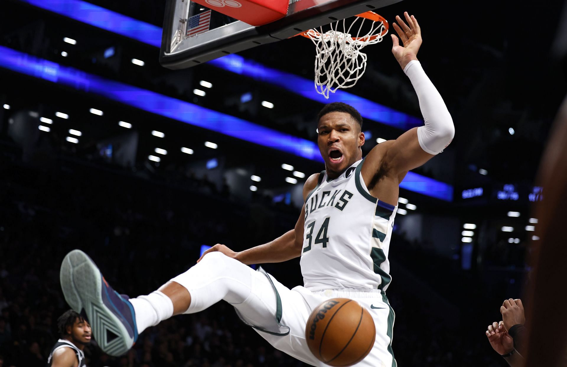 Giannis Antetokounmpo of the Milwaukee Bucks