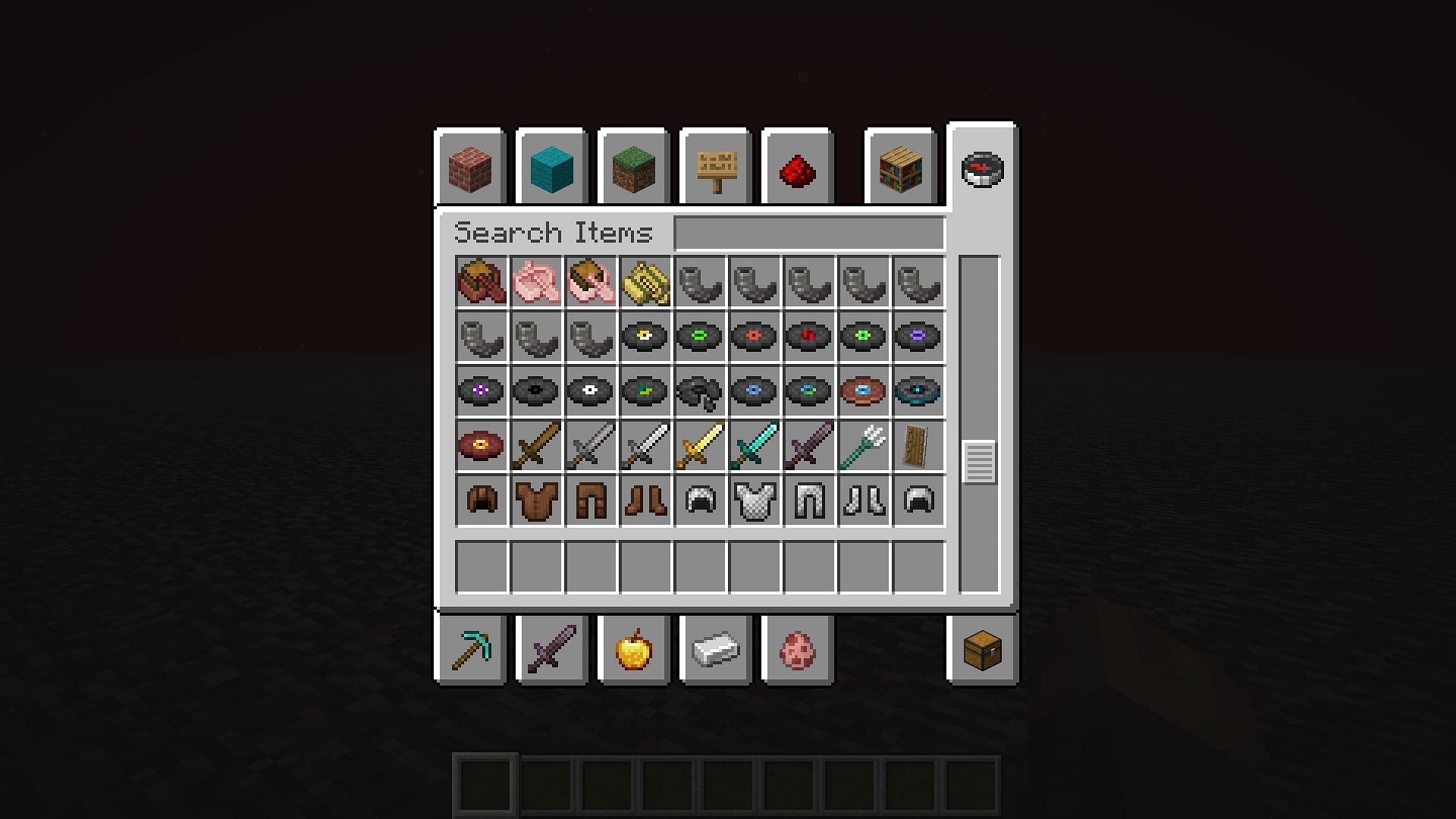Many Minecraft items don
