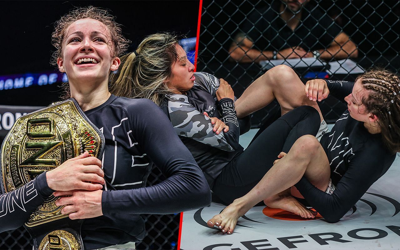 Danielle Kelly shows her experience in and out of the cage