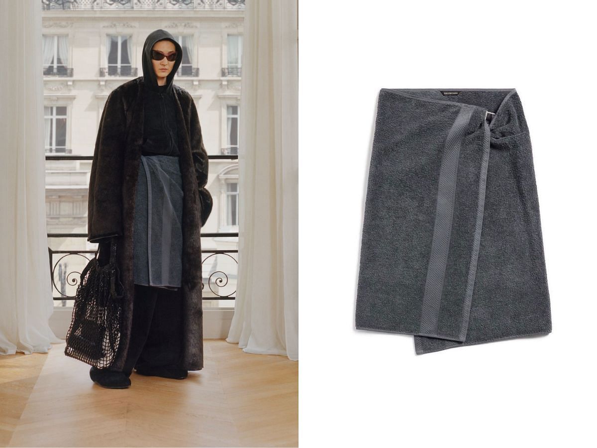 Fans dismiss the Balenciaga new towel skirt