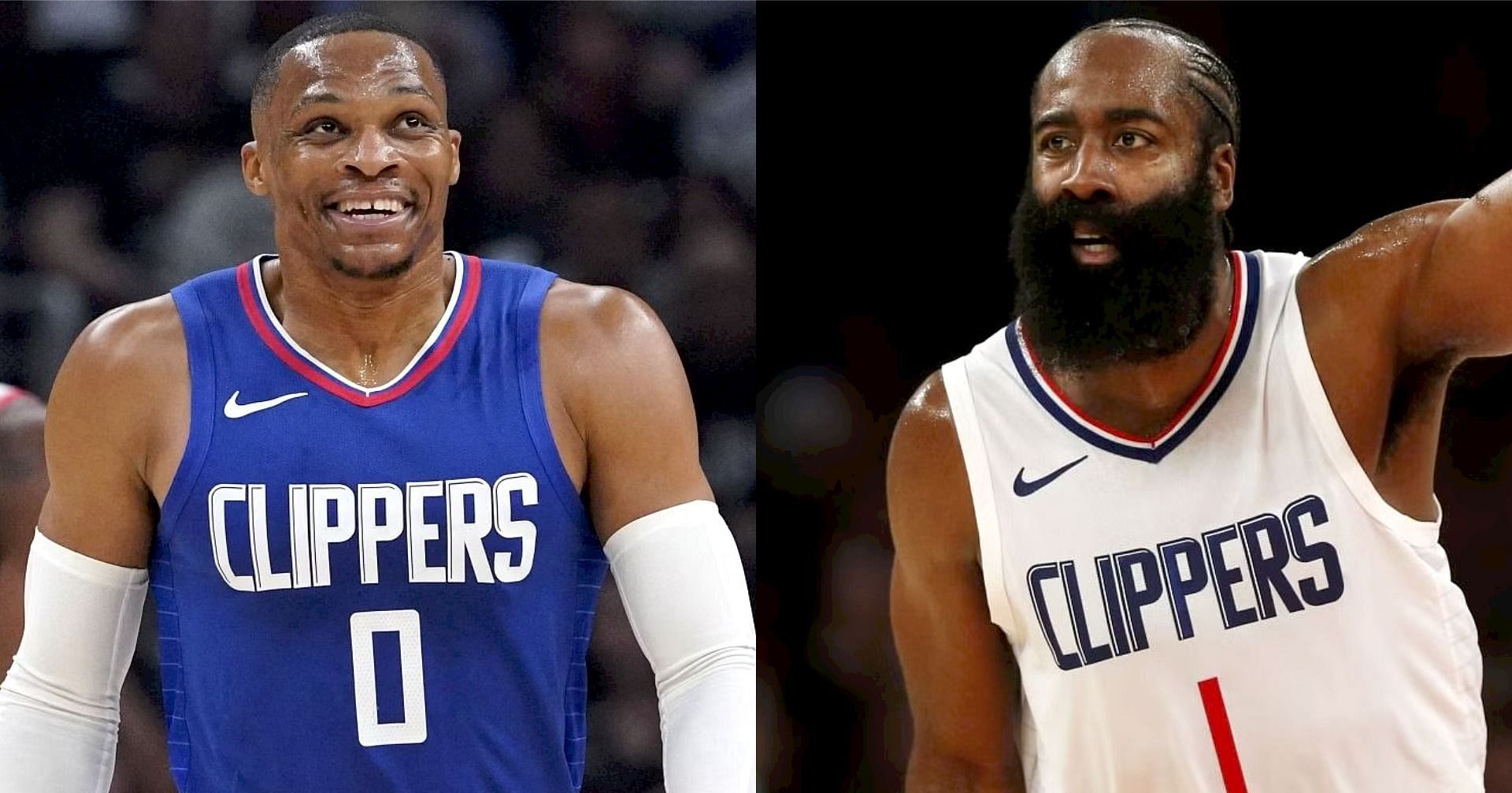 LA Clippers stars Russell Westbrook and James Harden