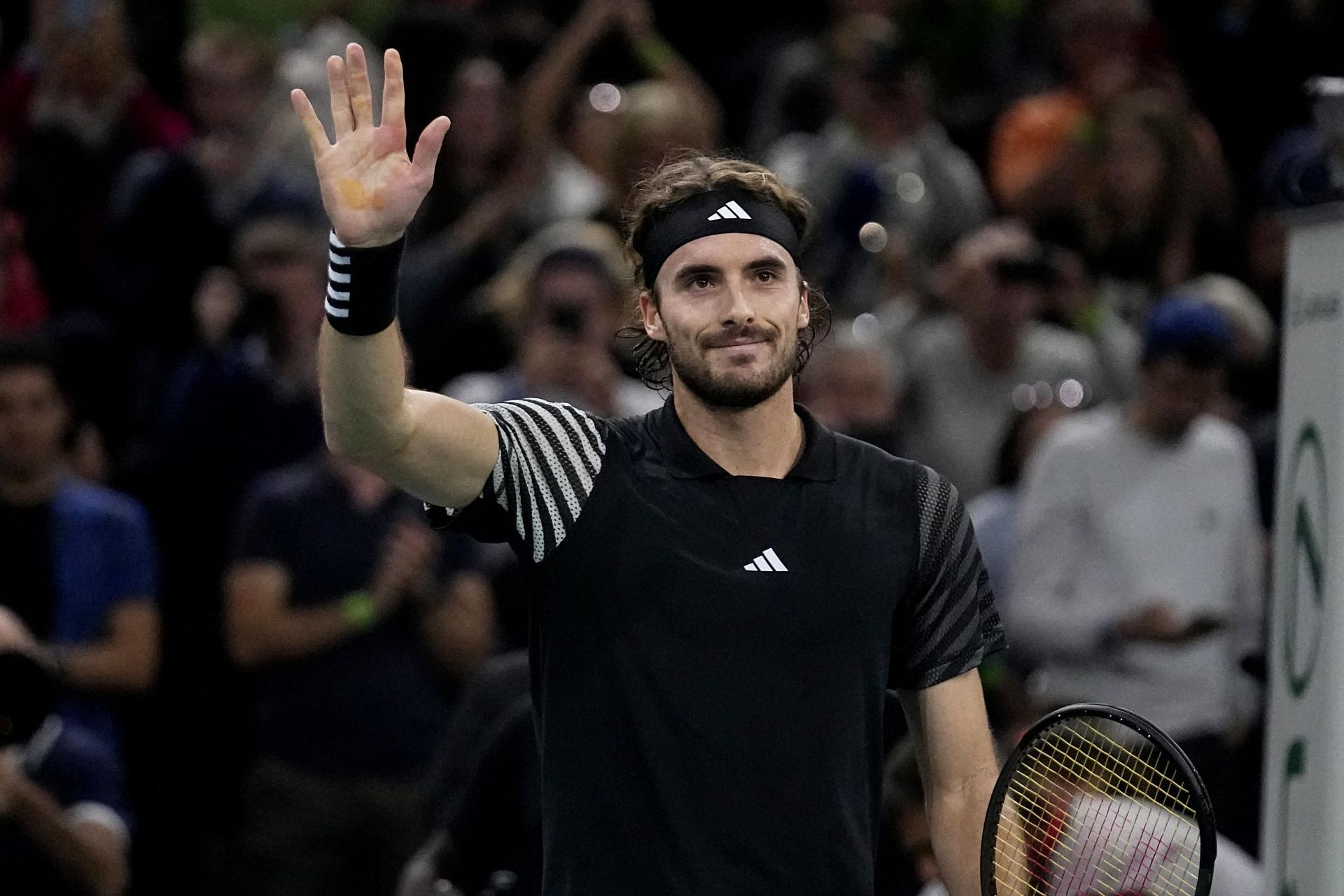 Tsitsipas is in the last four of the Paris Masters.