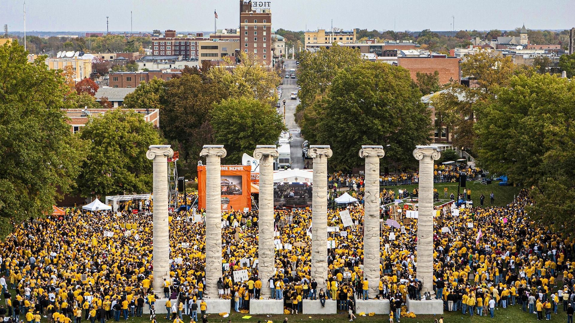 College Gameday attendance in Missouri, 2010