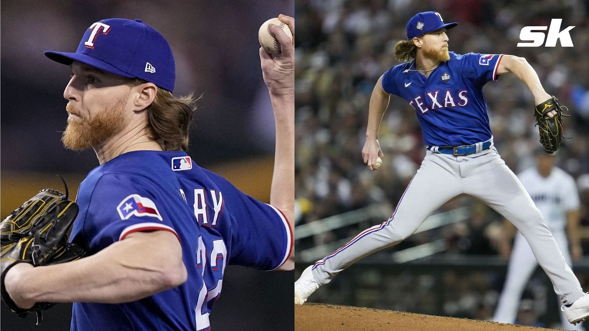 Jon Gray has been praised for his selfless play for the Texas Rangers during the World Series