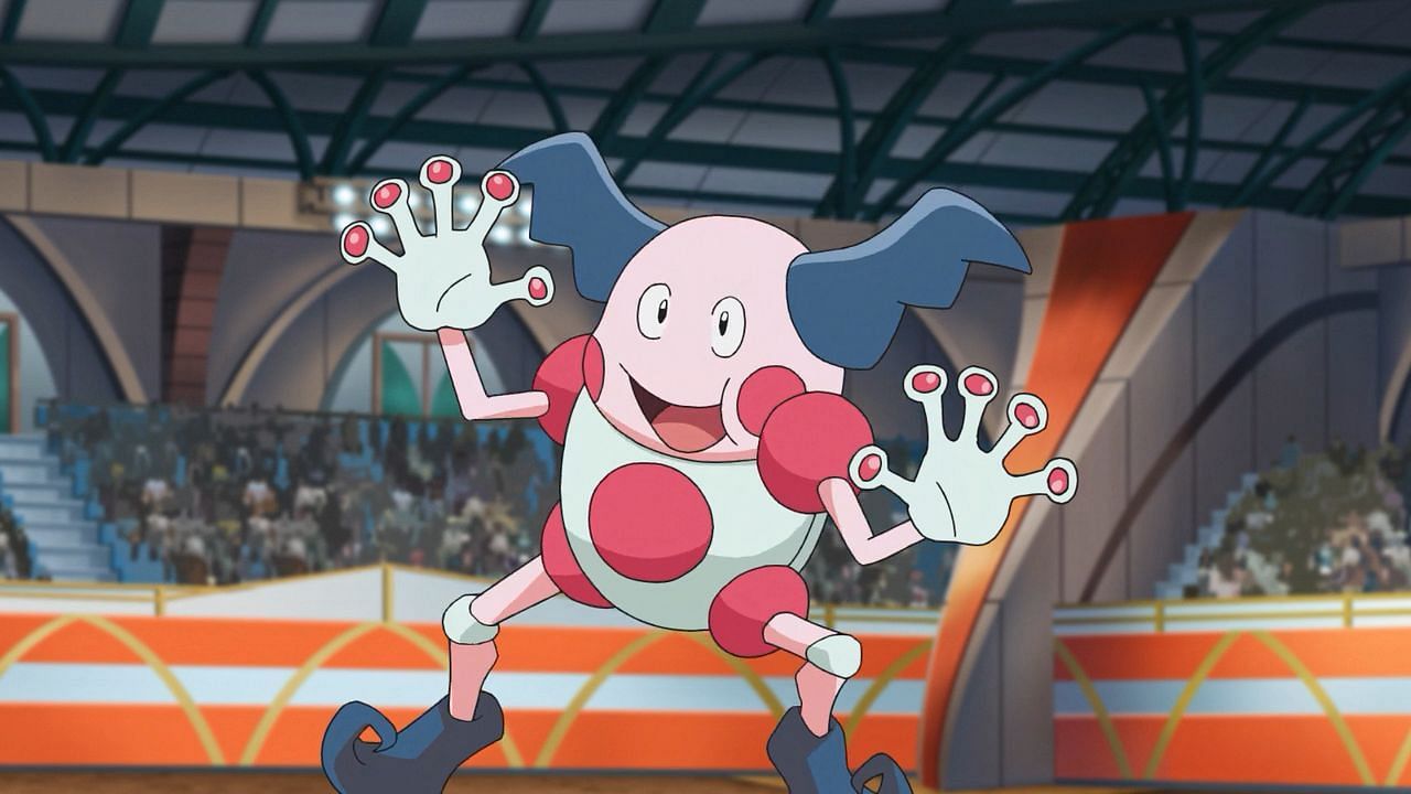 Mr. Mime as seen in the anime (Image via The Pokemon Company)