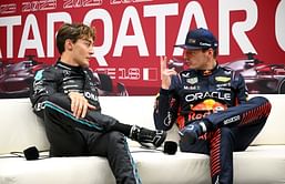 "He didn't do it on purpose" - Max Verstappen on clash with George Russell