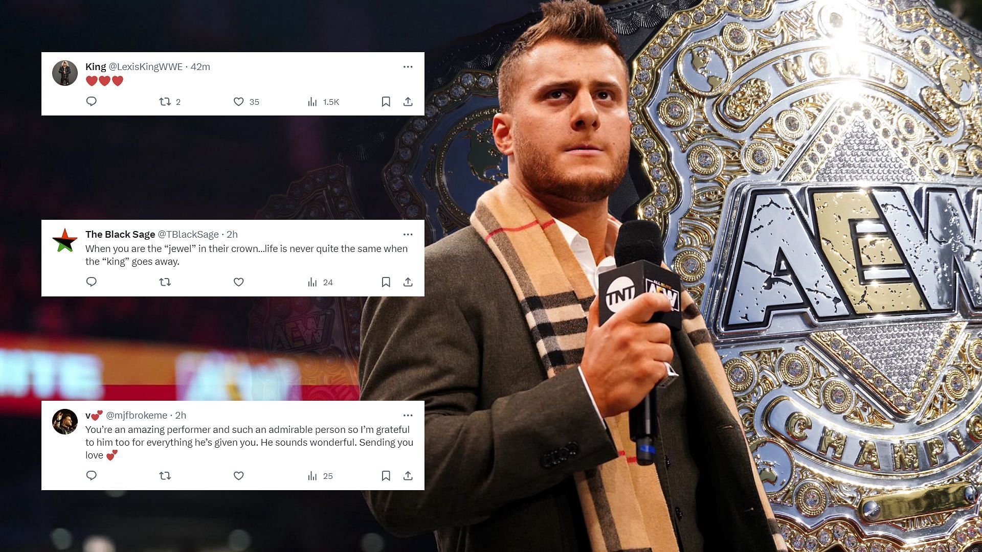 MJF elicited some emotional reactions from fans