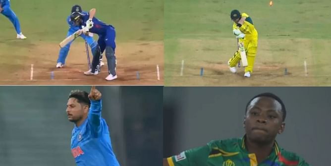 5 best deliveries of 2023 World Cup ft. Kuldeep Yadav & Kagiso Rabada