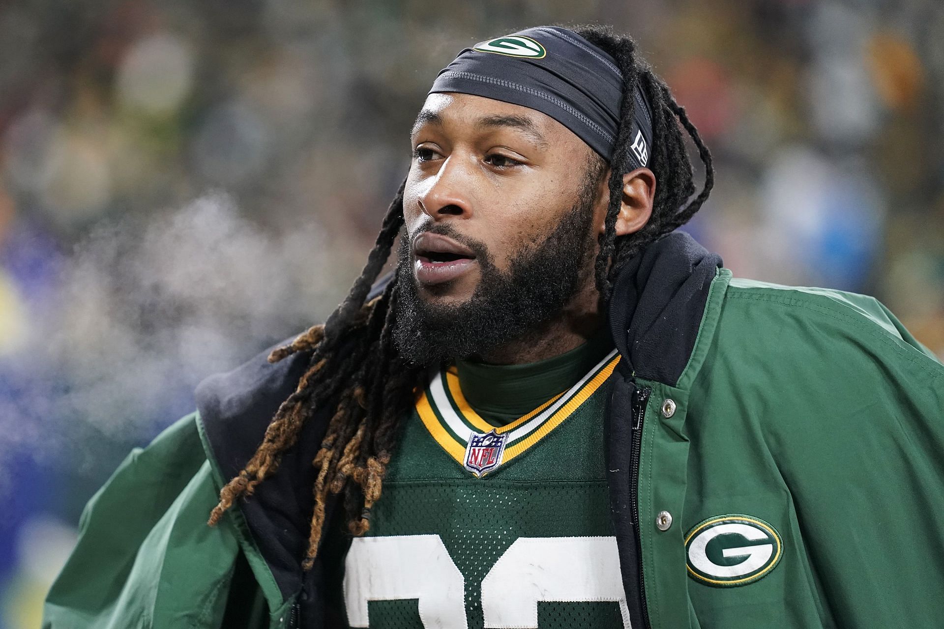 Aaron Jones injury What happened to Packers RB in Week 11 vs Chargers?