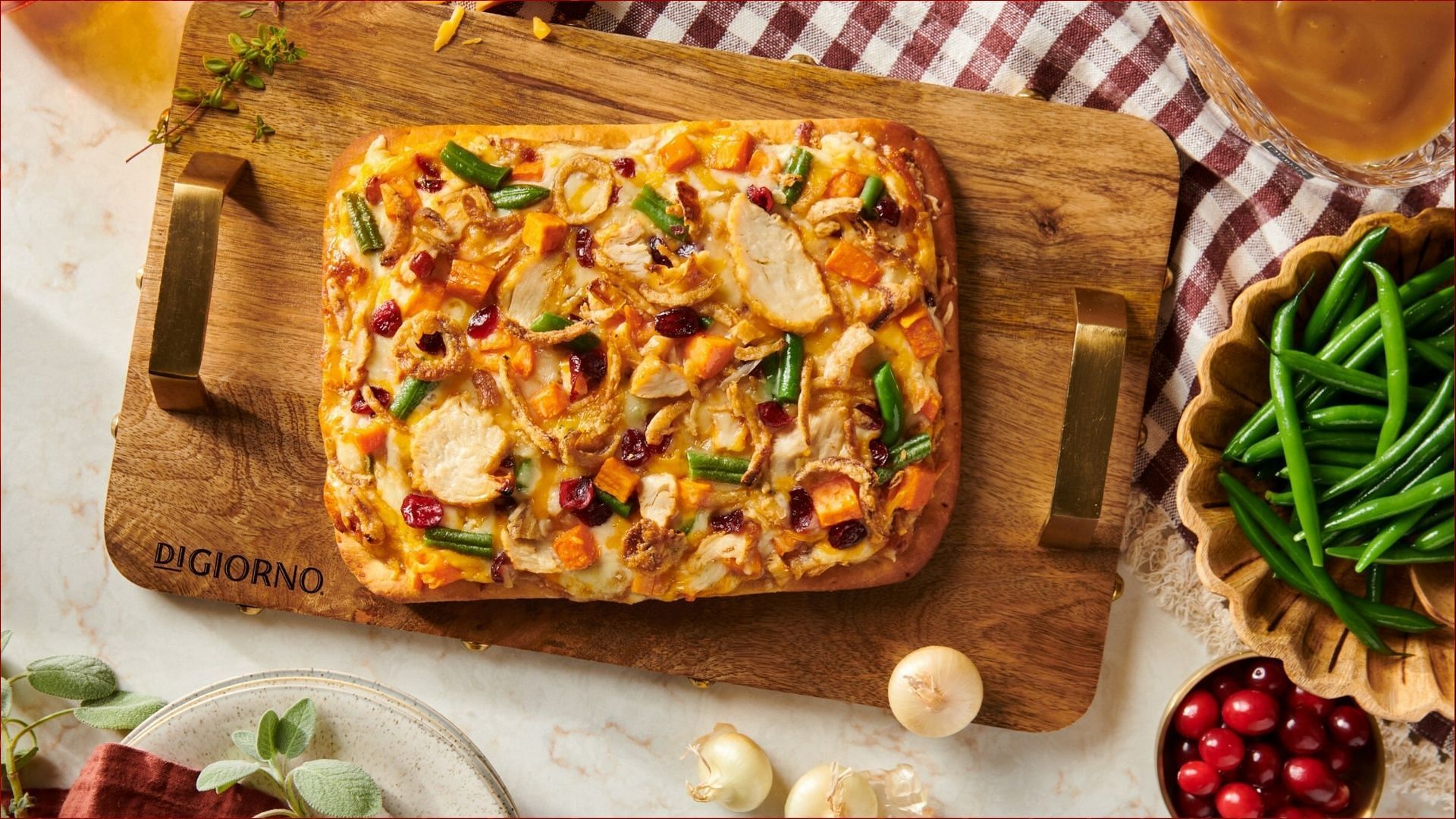 DiGirono Pizza introduces a new Thanksgiving Pizza (Image via DiGiorno)