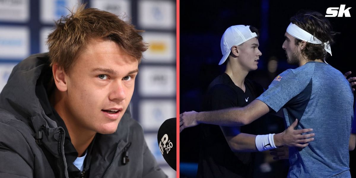 Holger Rune defended Stefanos Tsitsipas