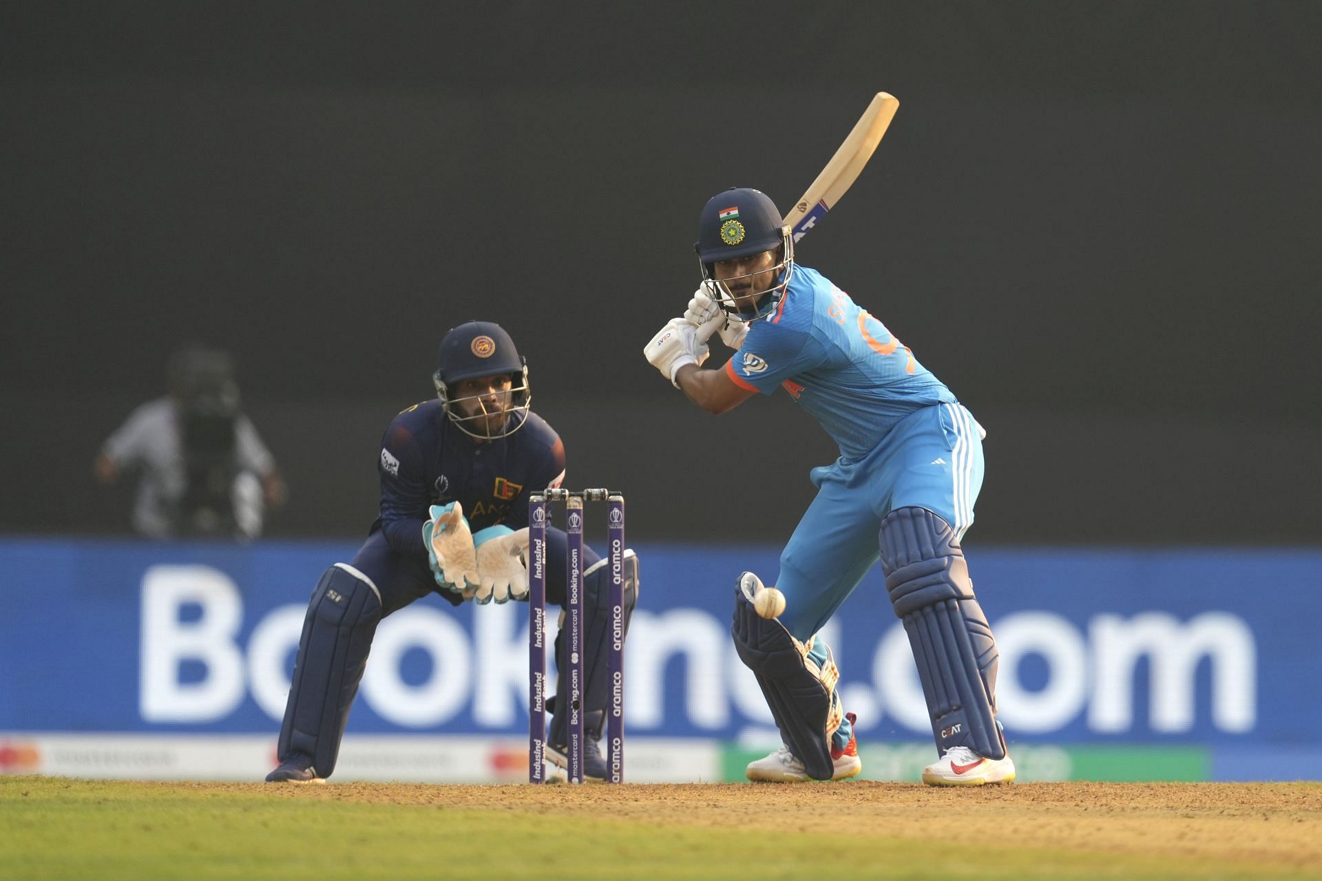 Shreyas Iyer struck three fours and six sixes during his innings. [P/C: AP]