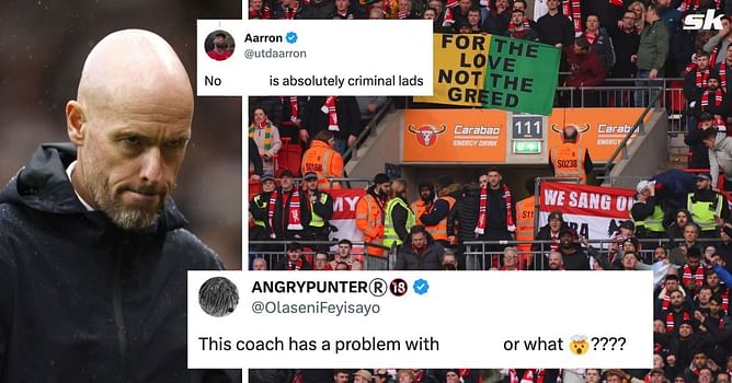 “This coach has a problem”, “Absolutely criminal” - Manchester United furious as Ten Hag refuses to name 30-year-old in line-up to face Luton Town