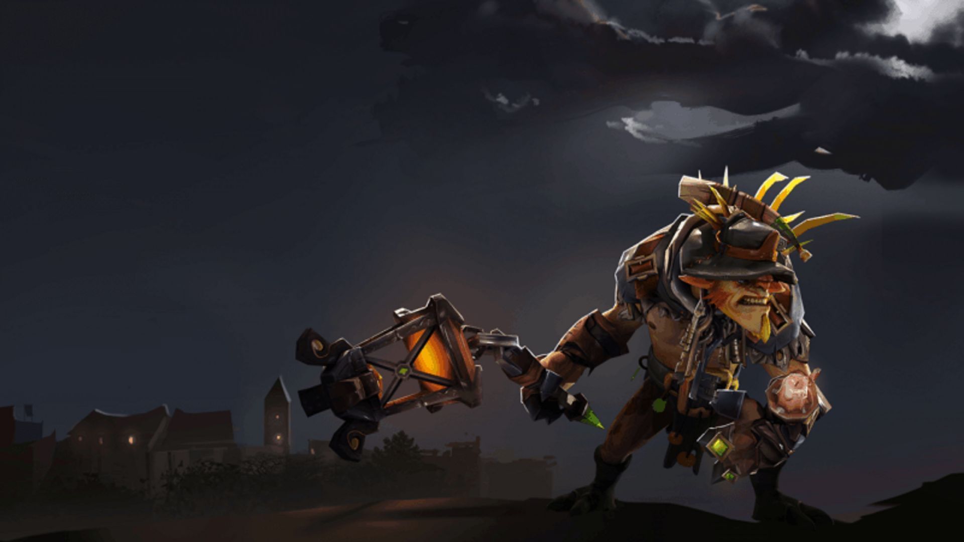 Bristleback&#039;s Debts of the Nightwatchman set (Image via Dota 2)