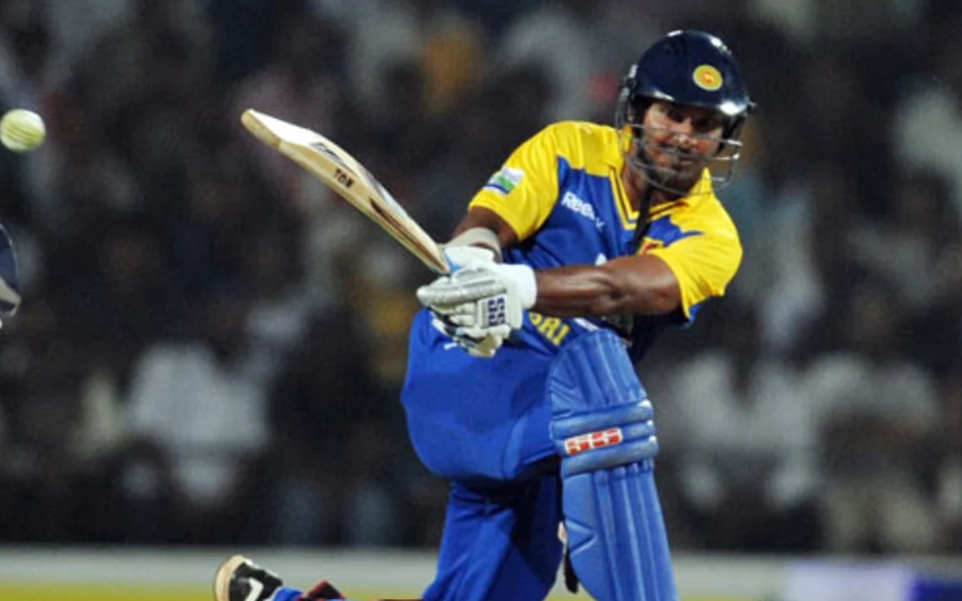 Kumar Sangakkara feasted on Pathan's part-time off-spin.