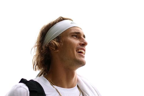 Alexander Zverev at the Wimbledon Championships.