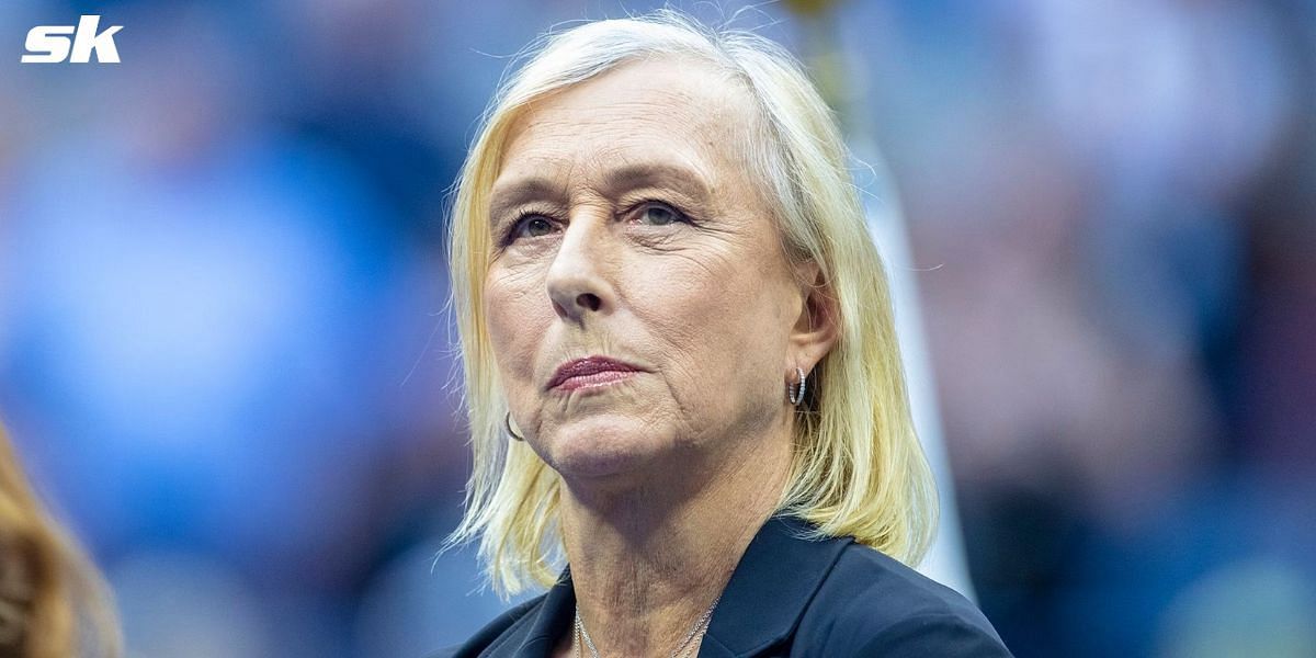 Martina Navratilova reacts to April Hutchinson