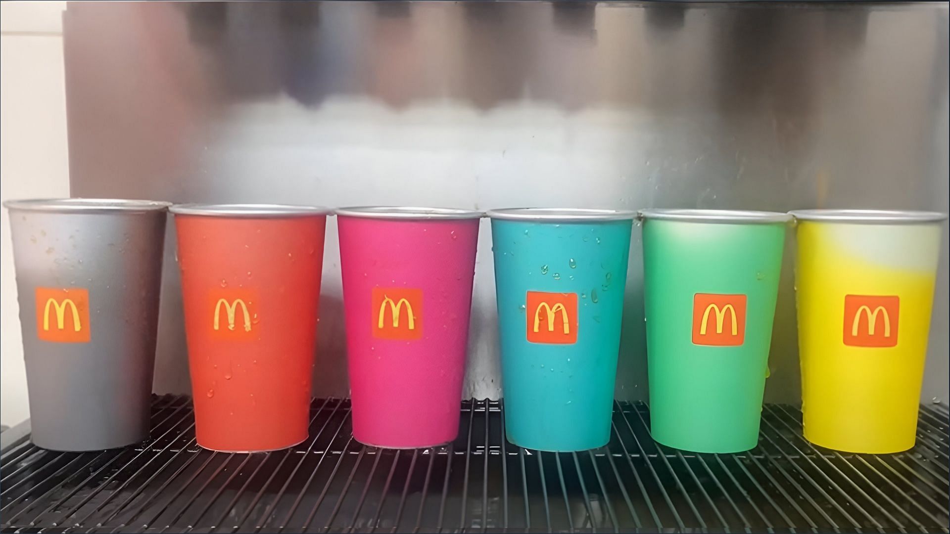 Are the new McDonald's Coca-Cola Color Changing cups available only in one  country? Containers in six different colors go viral