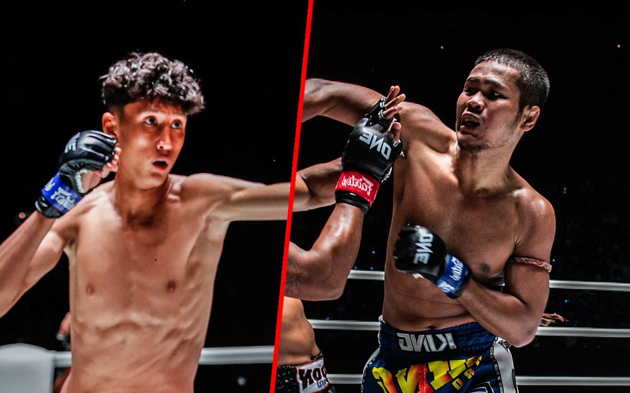 Nabil Anane (Left) faces Muangthai (Right) at ONE Friday Fights 46