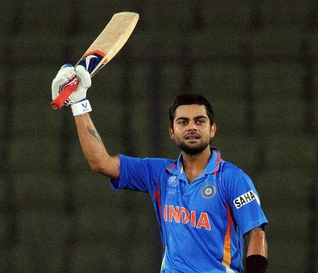 Virat Kohli after his 100 vs Bangladesh in 2011 [Getty Images]