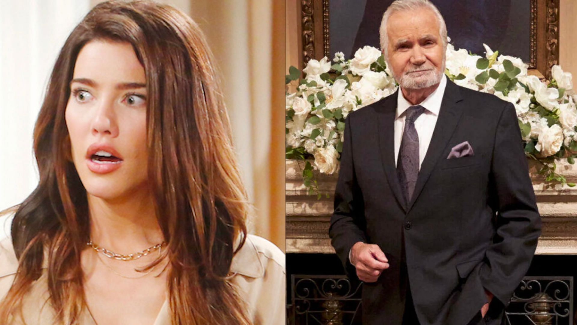 (L) Steffy pledges to do whatever is necessary to ensure (R) Eric&#039;s happiness (Image via CBS)