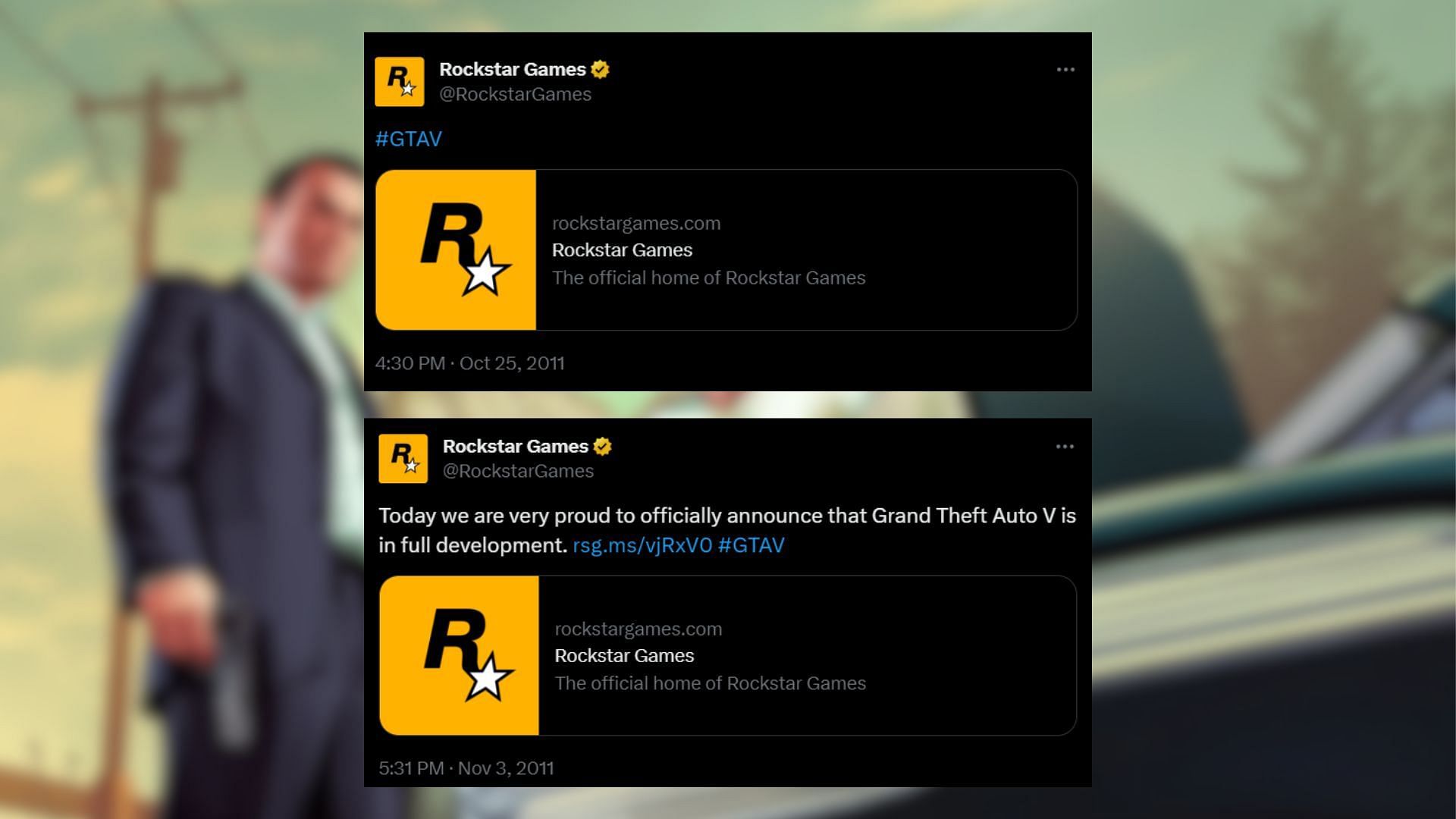 Rockstar Games announced Grand Theft Auto 5 in late 2013 (Image via Sportskeeda)