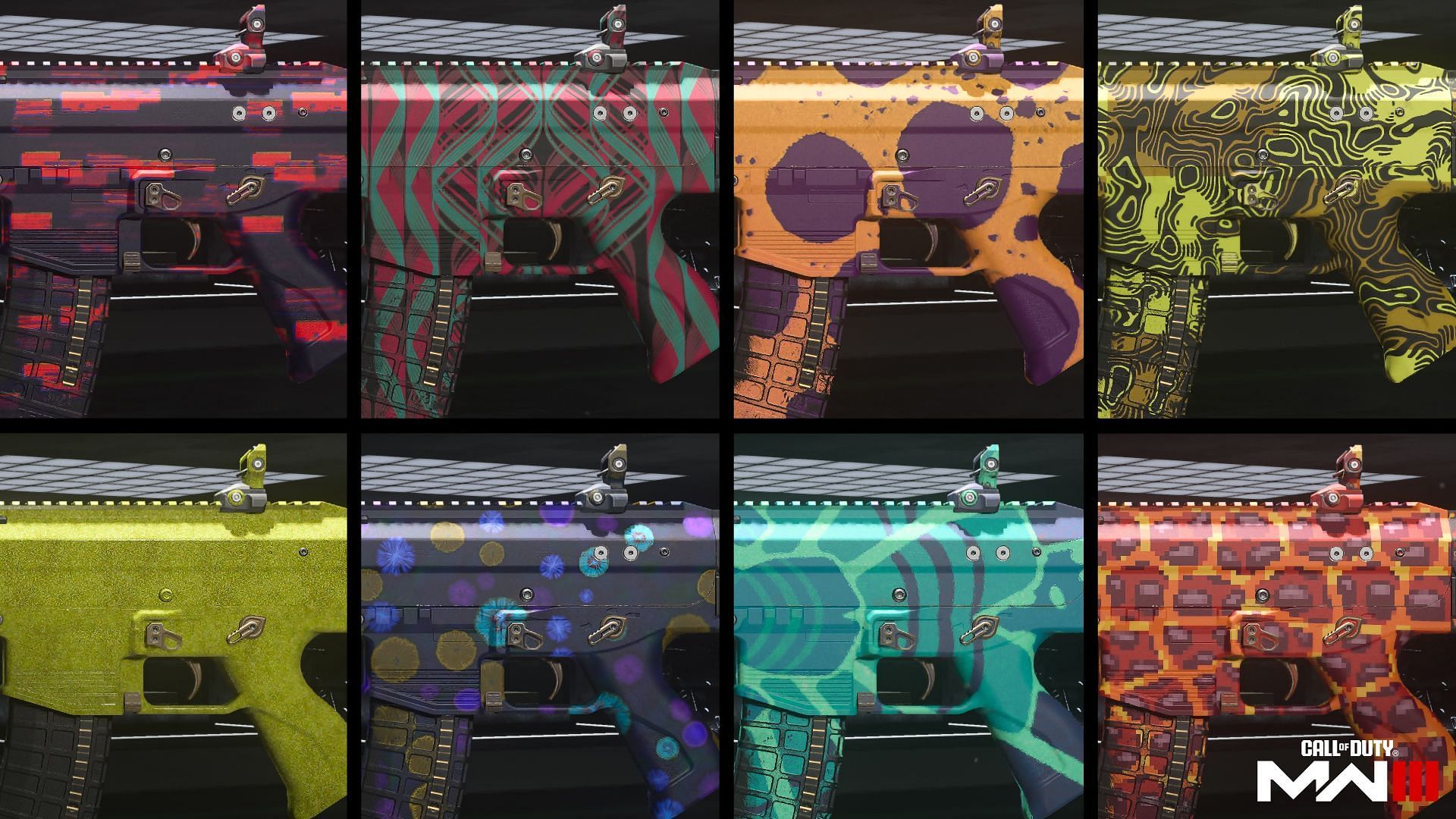 Modern Warfare 3 multiplayer camos (Image via Activision)