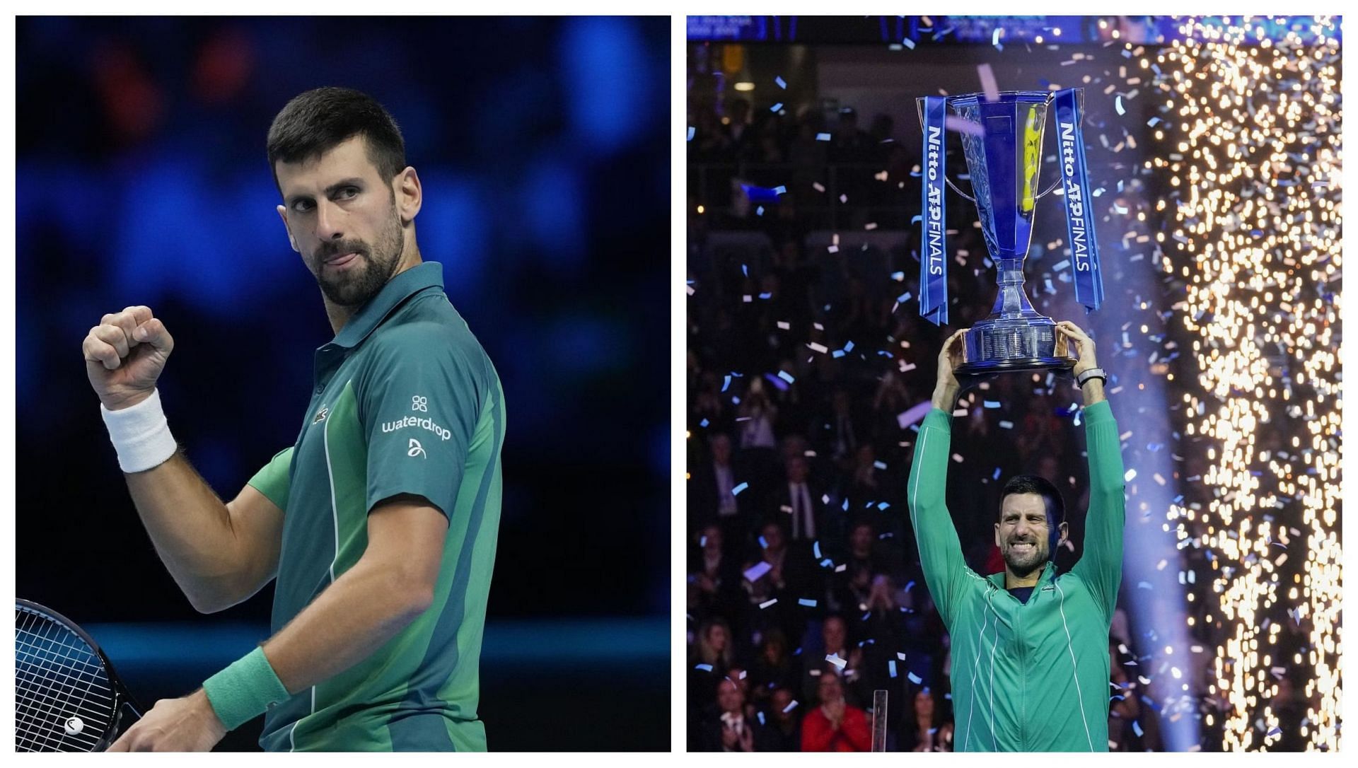 Novak Djokovic will end the year as the World No. 1 with three Grand Slam wins under his belt