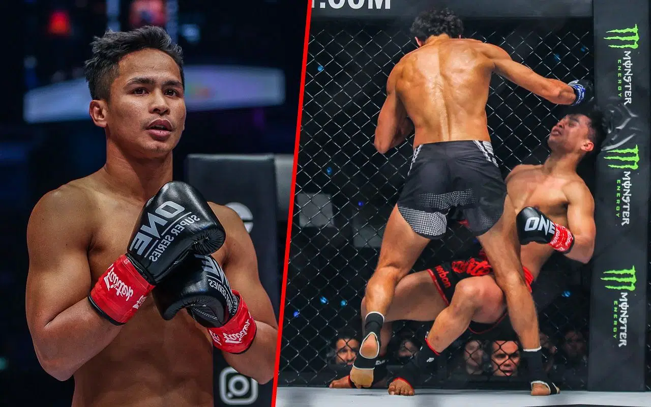 Superbon (L) vs. Chingiz Allazov (R) | Image credit: ONE Championship